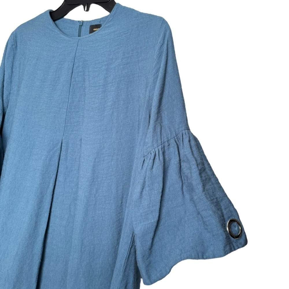 Abigail High Low Dress Teen Girls Size 18 Blue Grommet Detail Bell 3/4 Sleeve - Picture 5 of 14